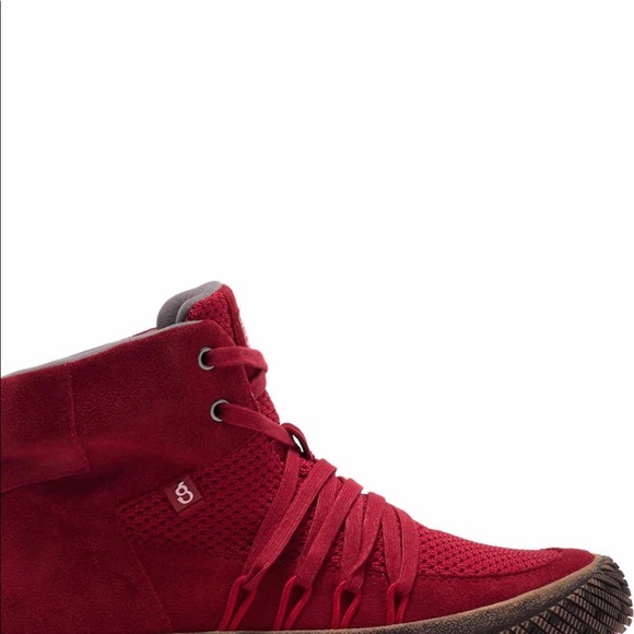 Hybrid Green Label Legend Top Sneakers Red Men  12